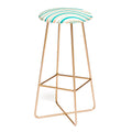 Colour Poems Wavy Retro Stripes II Bar Stool