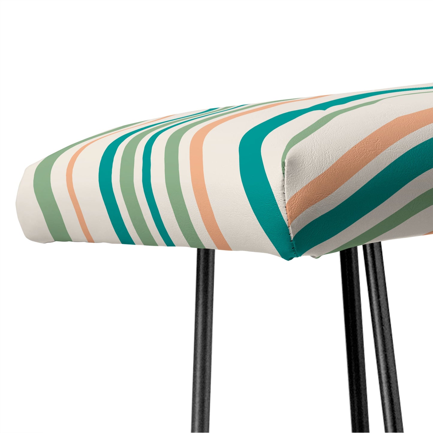 Colour Poems Wavy Retro Stripes II Bench