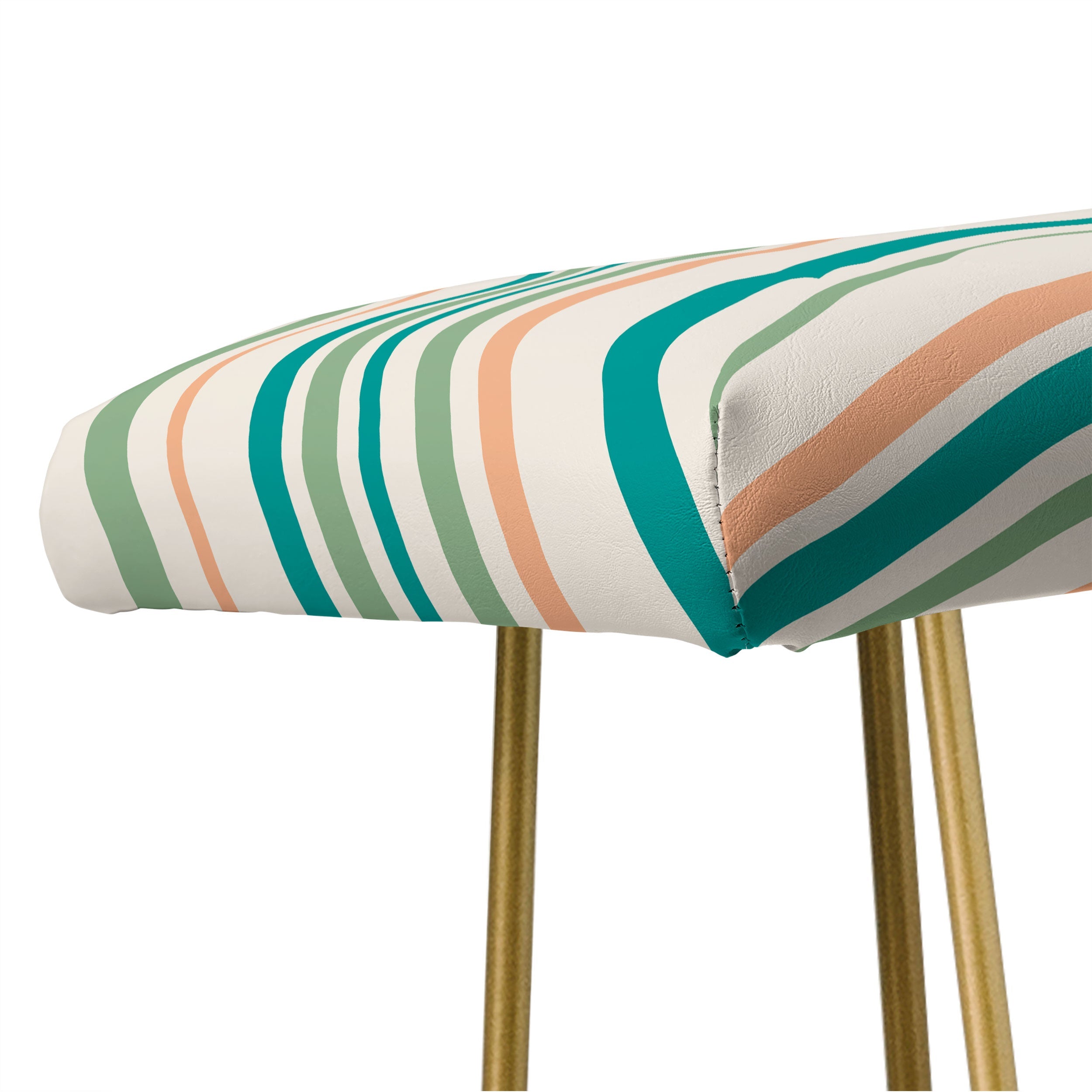 Colour Poems Wavy Retro Stripes II Bench