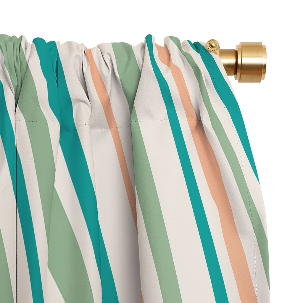 Colour Poems Wavy Retro Stripes II Blackout Non Repeat