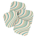 Colour Poems Wavy Retro Stripes II Coaster Set