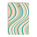 Colour Poems Wavy Retro Stripes II Cutting Board Rectangle