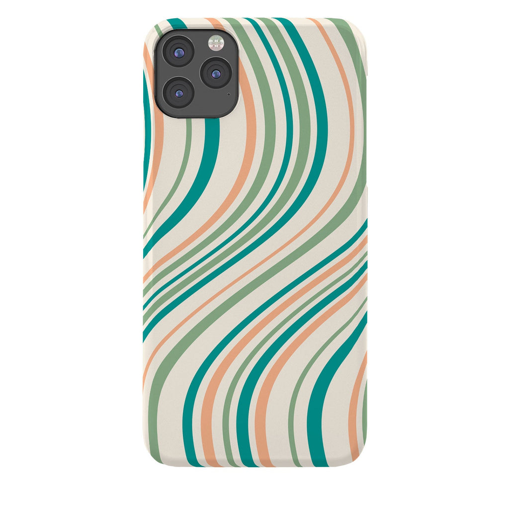 Colour Poems Wavy Retro Stripes II Phone Case