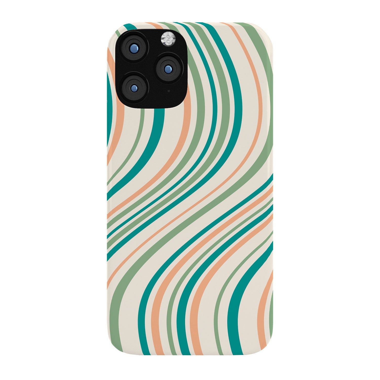Colour Poems Wavy Retro Stripes II Phone Case