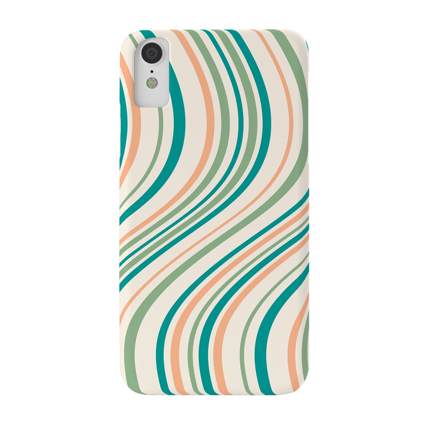 Colour Poems Wavy Retro Stripes II Phone Case