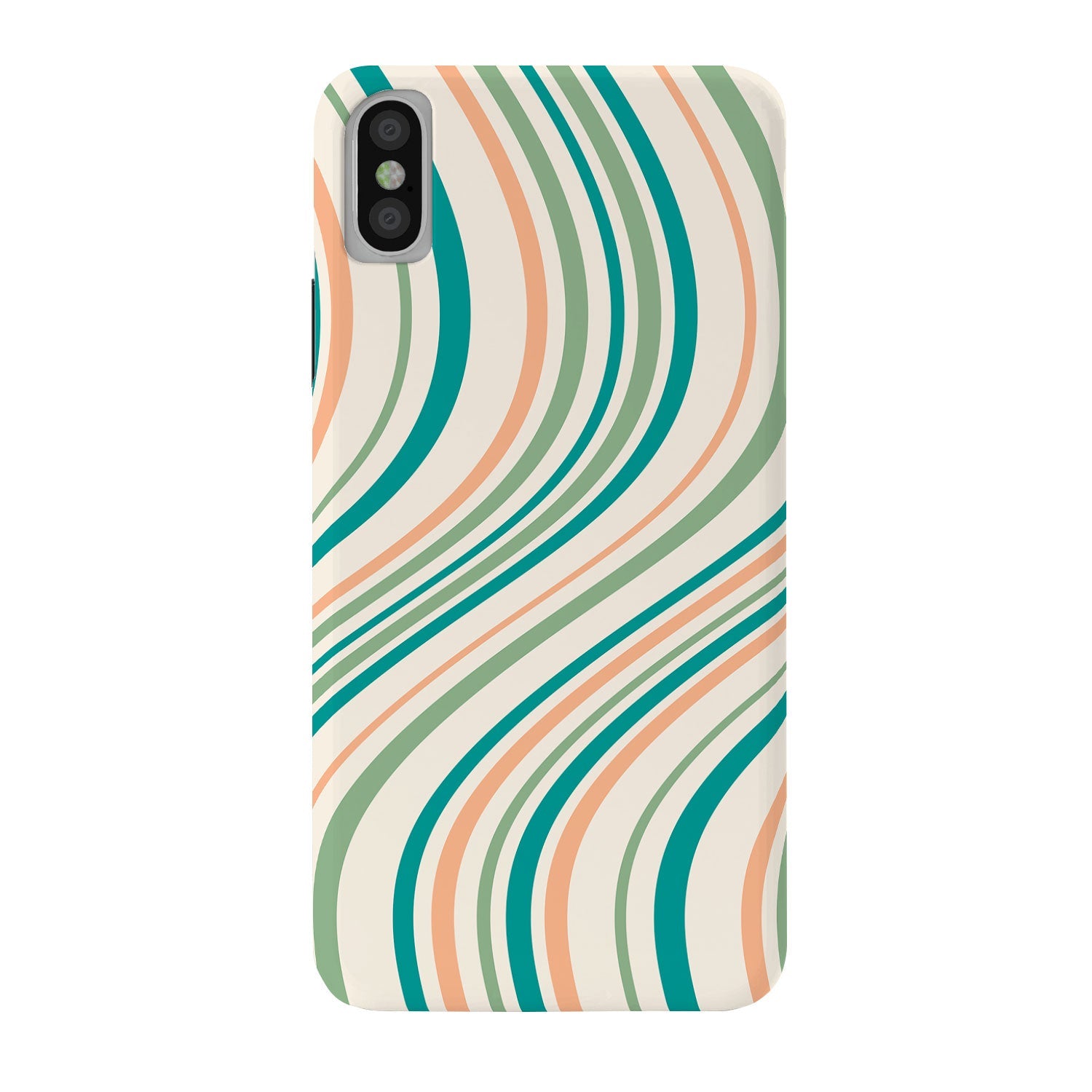 Colour Poems Wavy Retro Stripes II Phone Case
