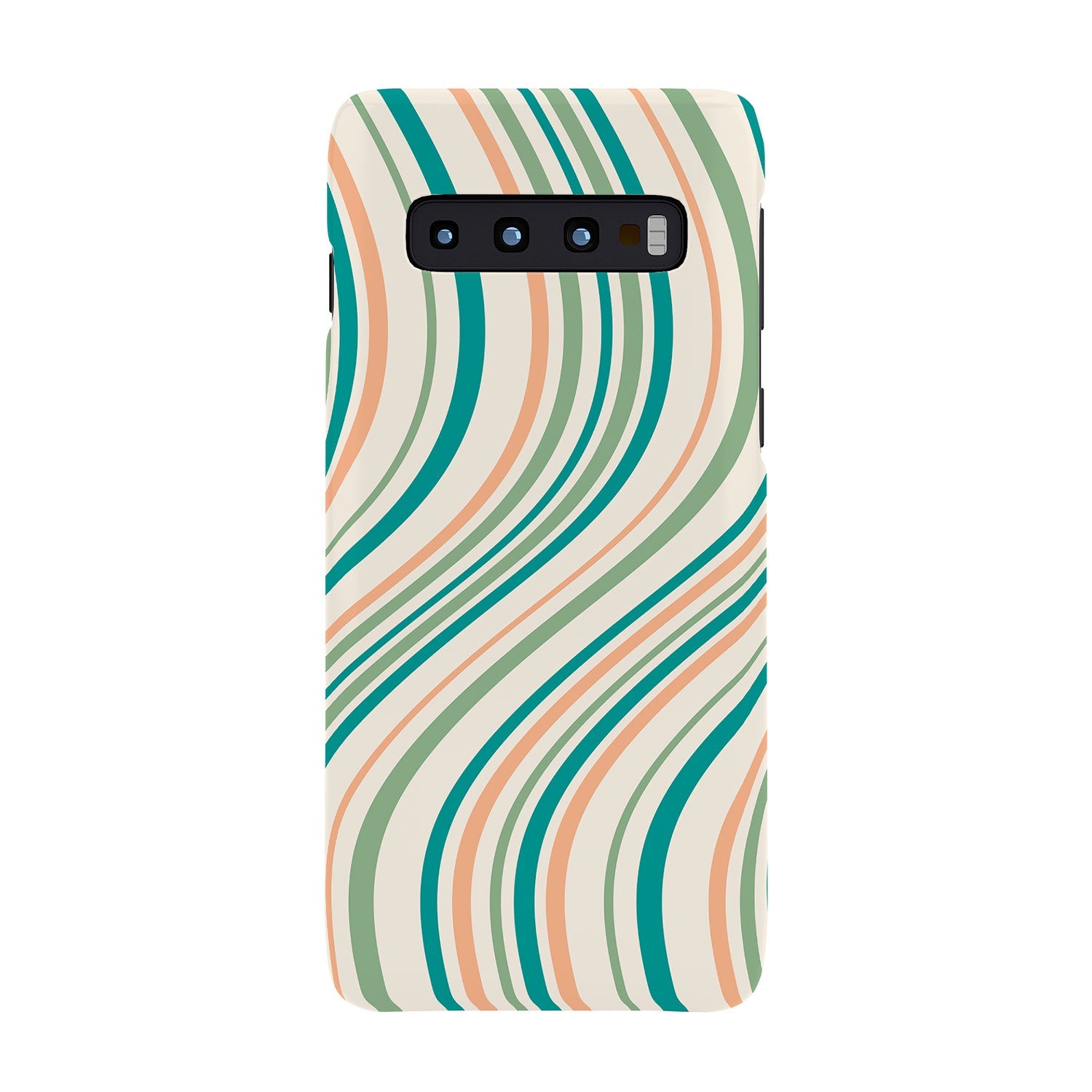 Colour Poems Wavy Retro Stripes II Phone Case