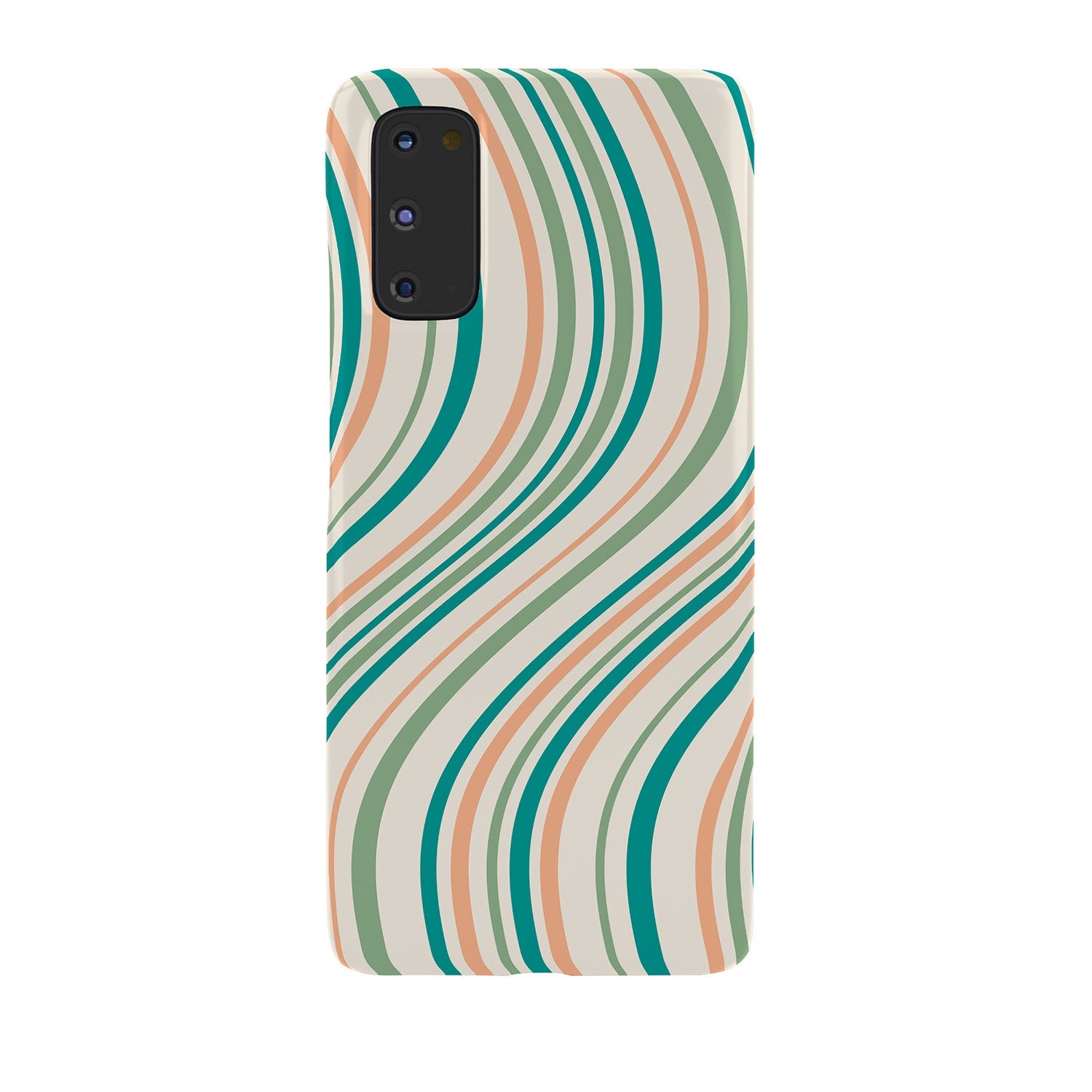 Colour Poems Wavy Retro Stripes II Phone Case