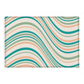 Colour Poems Wavy Retro Stripes II Outdoor Rug