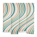 Colour Poems Wavy Retro Stripes II Wall Mural