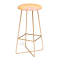 Colour Poems Wavy Retro Stripes III Bar Stool