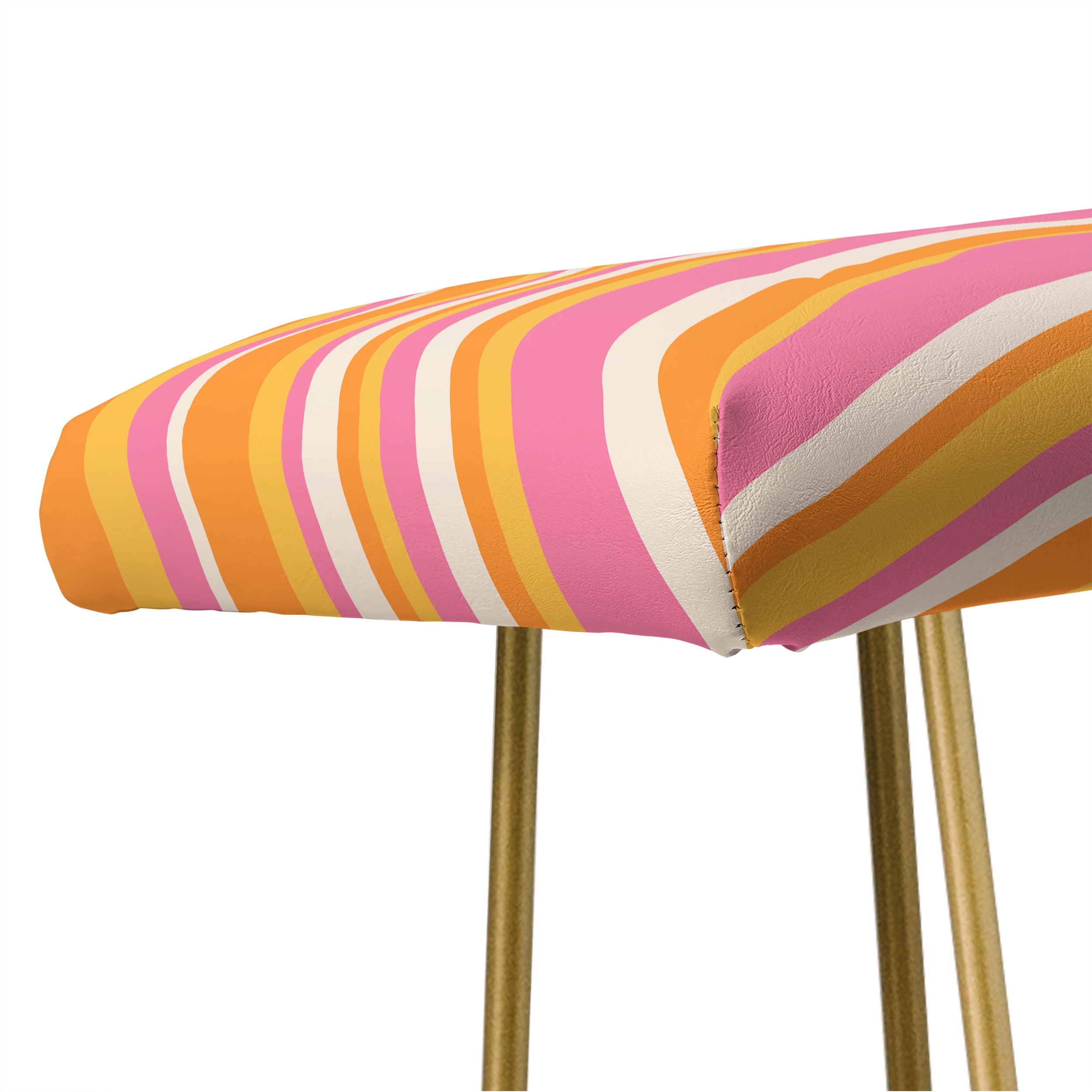 Colour Poems Wavy Retro Stripes III Bench