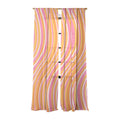 Colour Poems Wavy Retro Stripes III Sheer Non Repeat