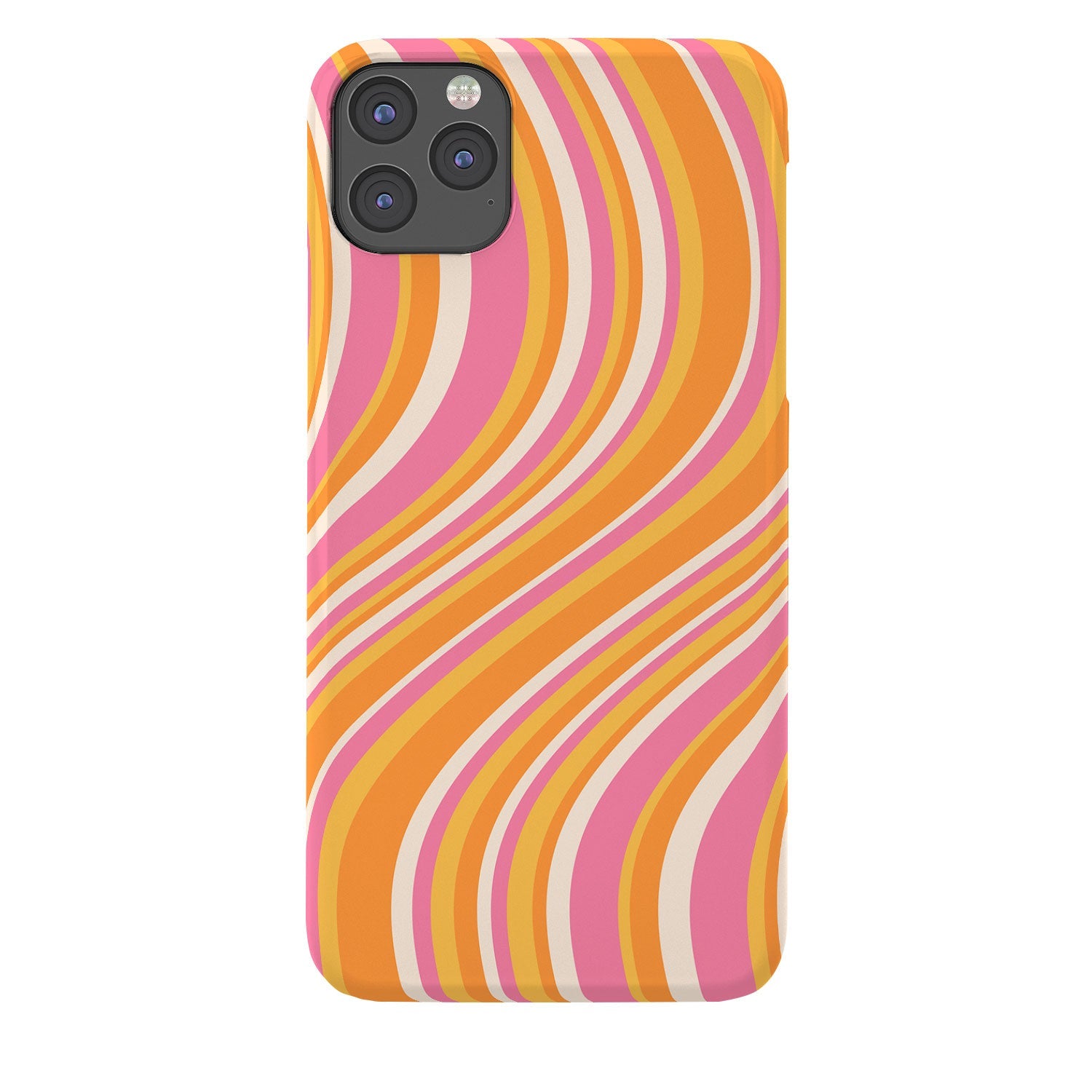 Colour Poems Wavy Retro Stripes III Phone Case