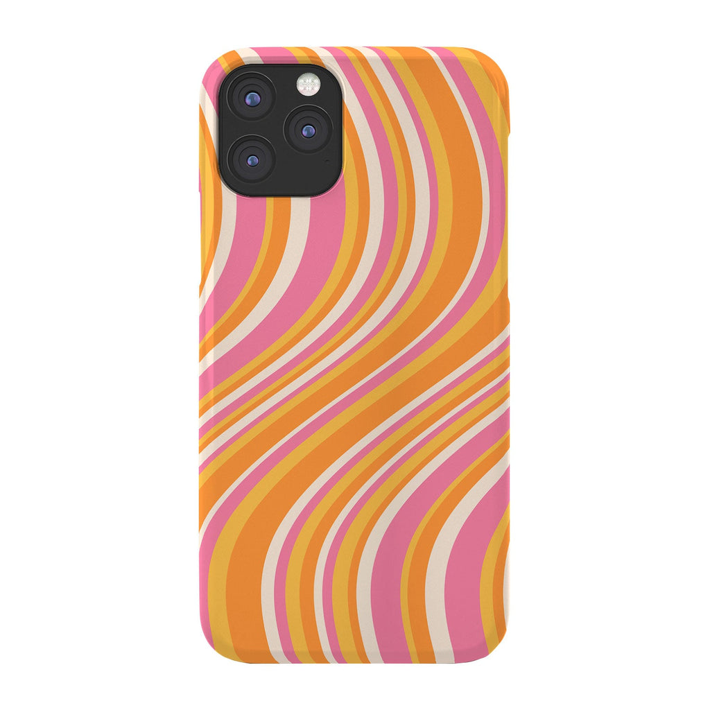 Colour Poems Wavy Retro Stripes III Phone Case