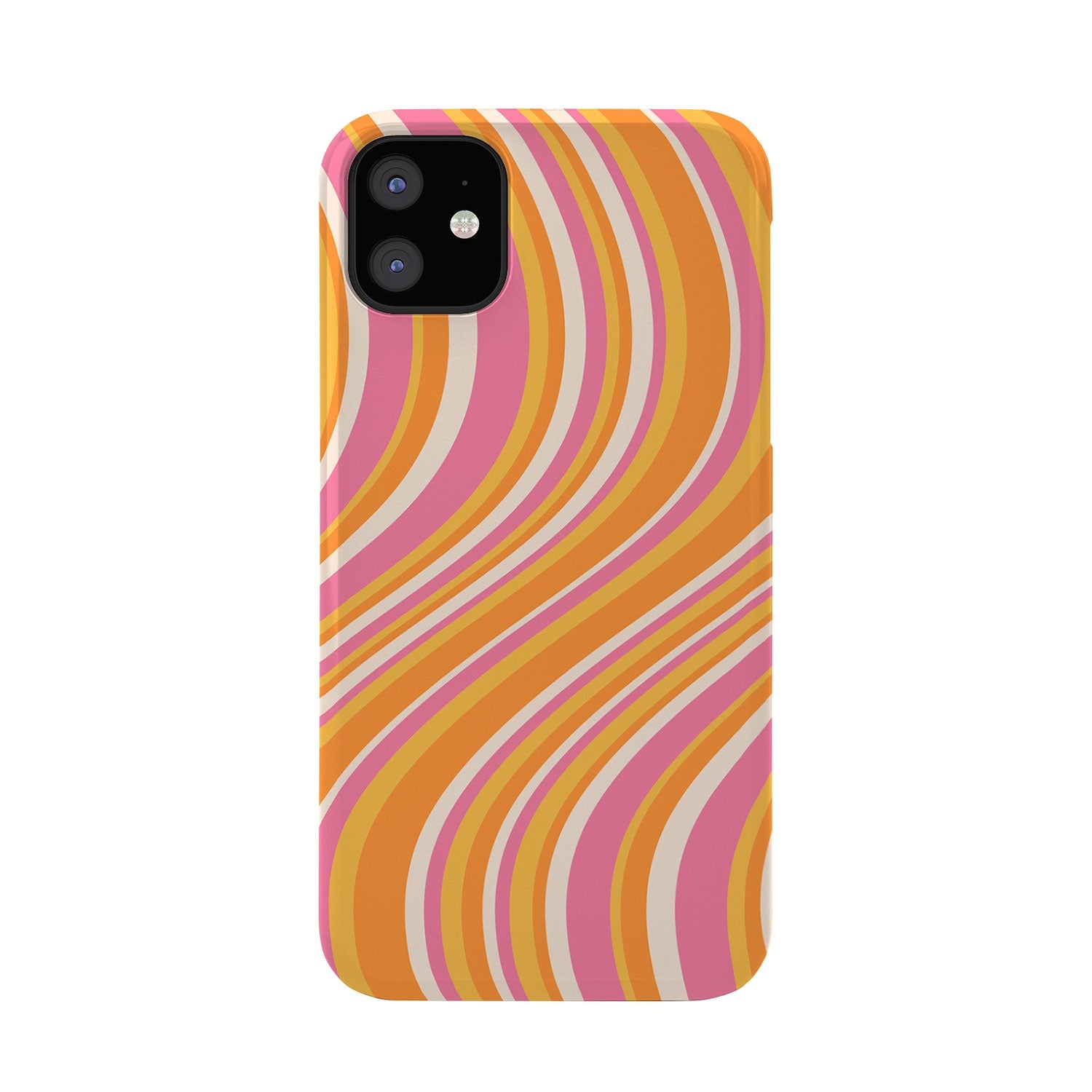 Colour Poems Wavy Retro Stripes III Phone Case