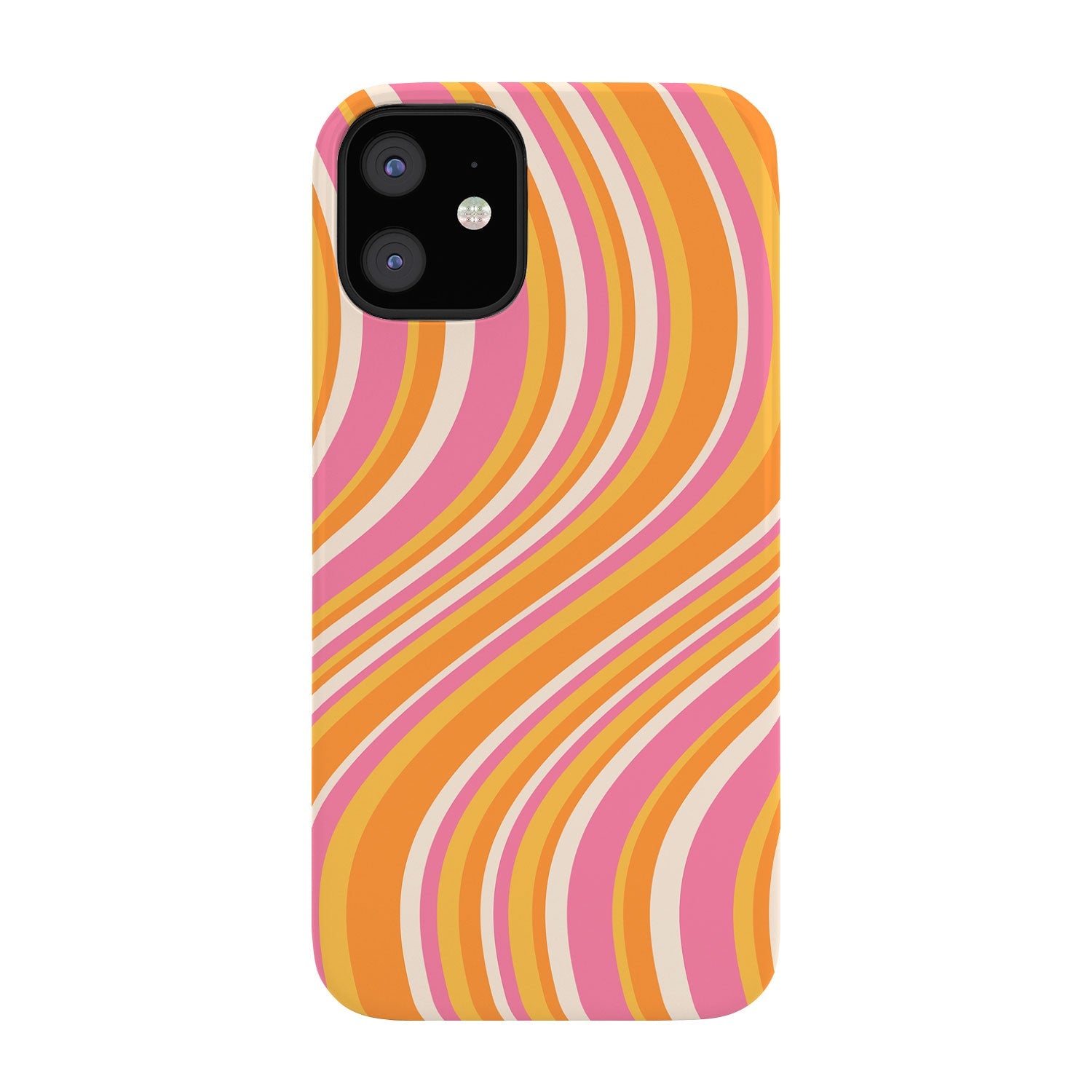 Colour Poems Wavy Retro Stripes III Phone Case