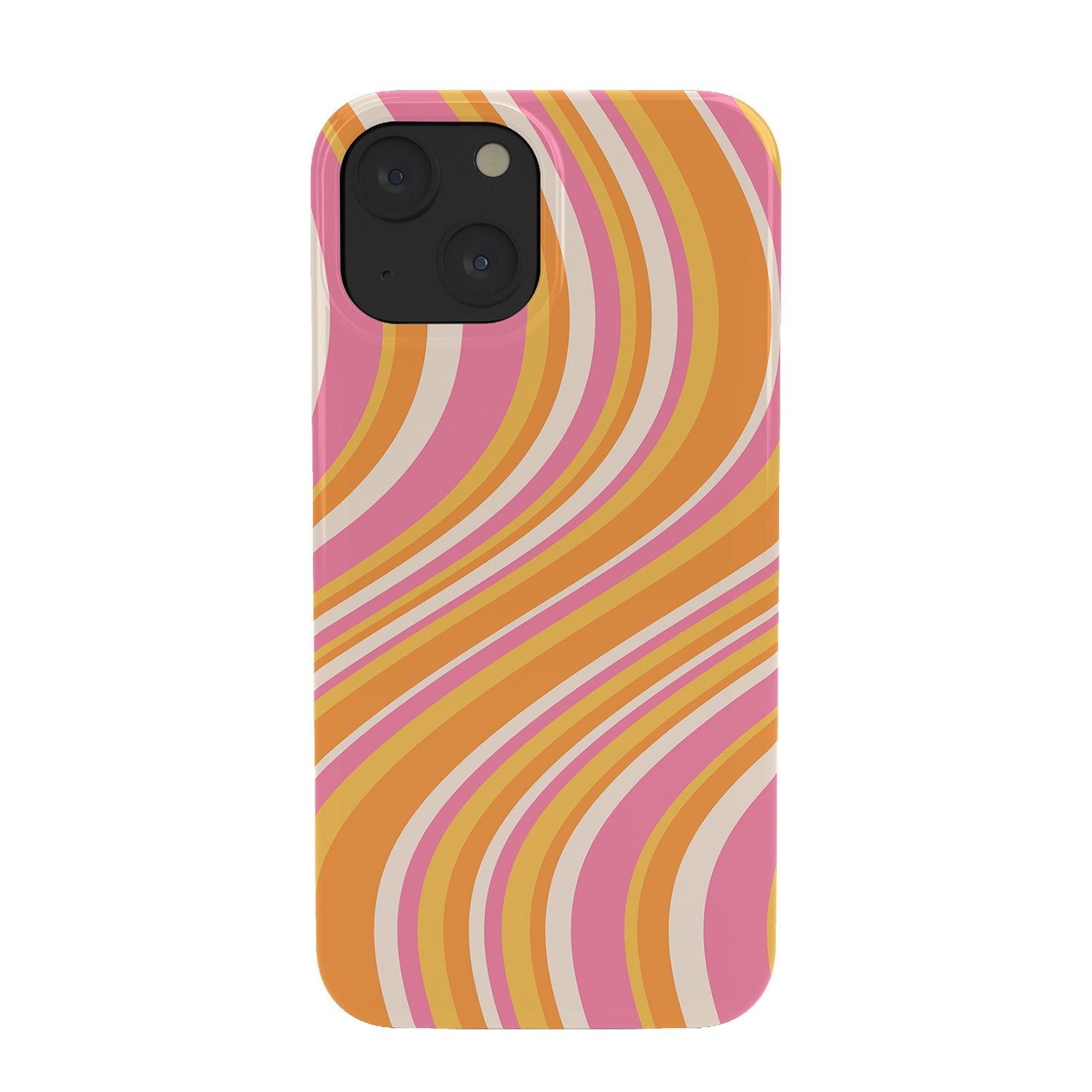 Colour Poems Wavy Retro Stripes III Phone Case