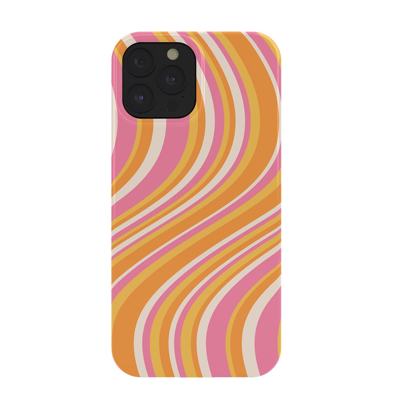 Colour Poems Wavy Retro Stripes III Phone Case