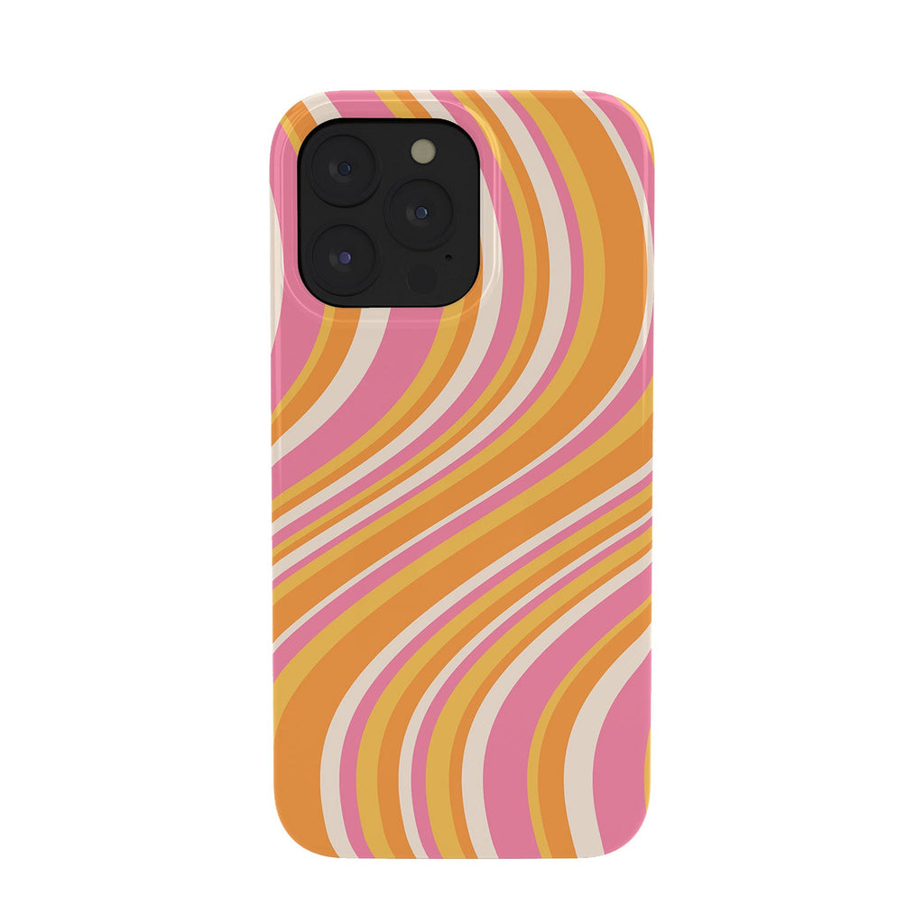 Colour Poems Wavy Retro Stripes III Phone Case