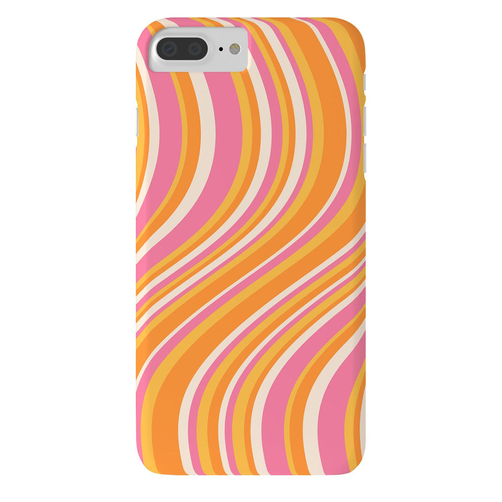 Colour Poems Wavy Retro Stripes III Phone Case