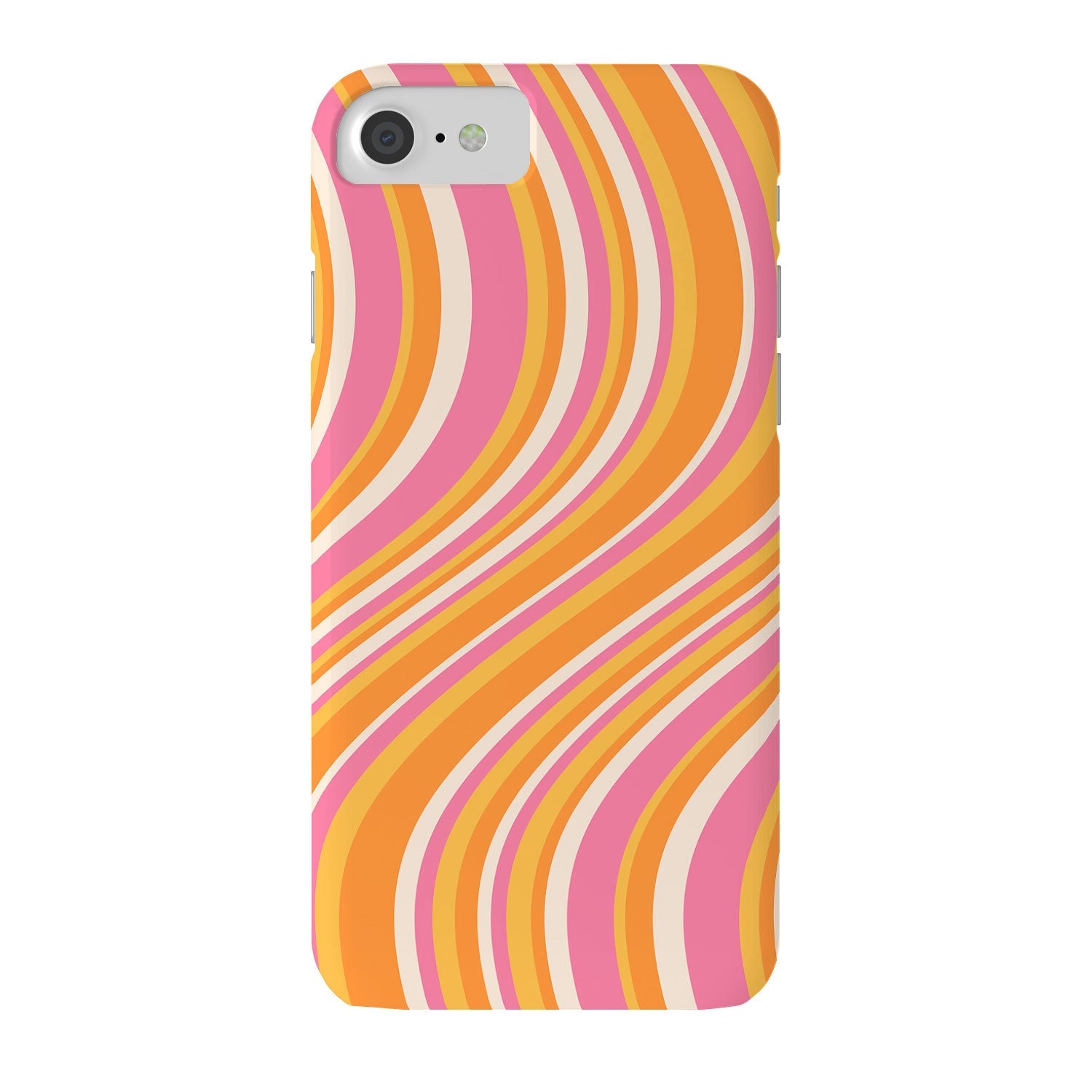 Colour Poems Wavy Retro Stripes III Phone Case
