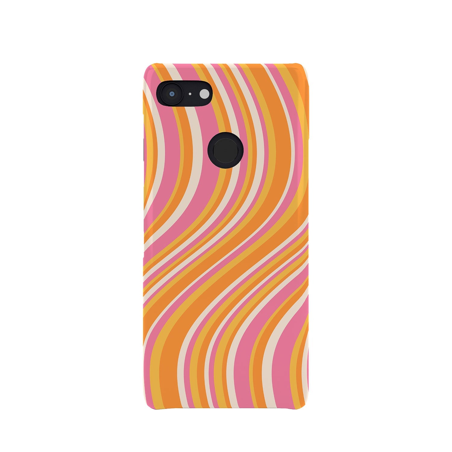 Colour Poems Wavy Retro Stripes III Phone Case