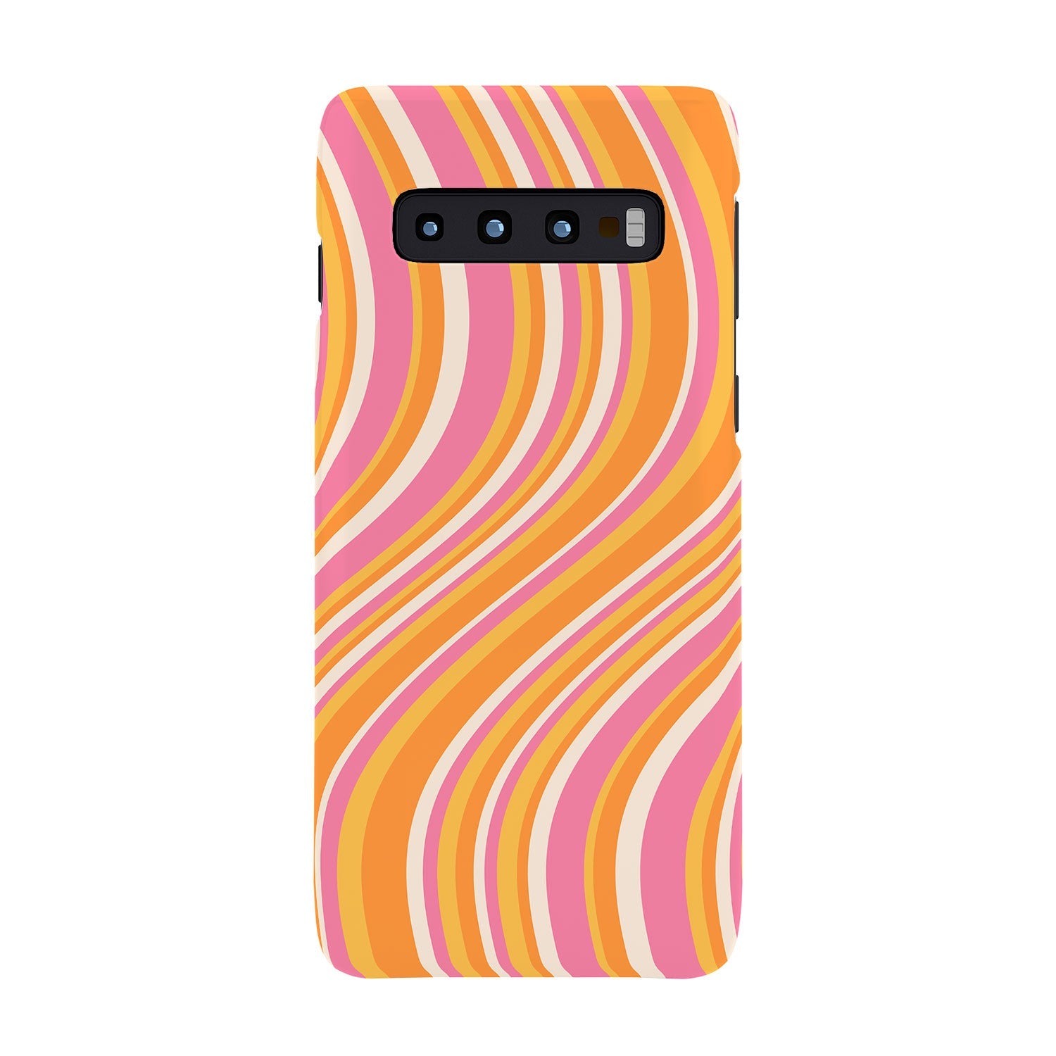 Colour Poems Wavy Retro Stripes III Phone Case
