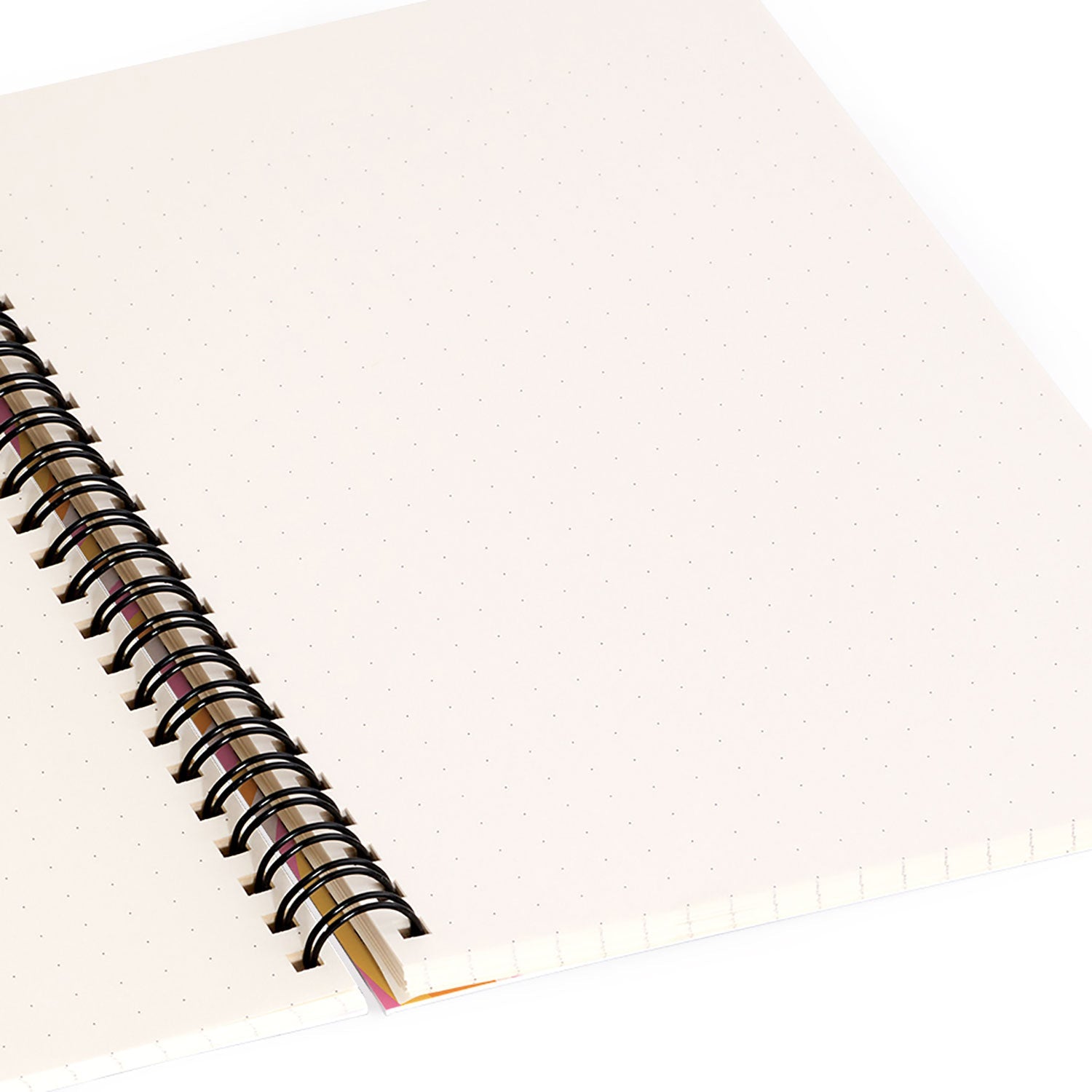 Colour Poems Wavy Retro Stripes III Spiral Notebook