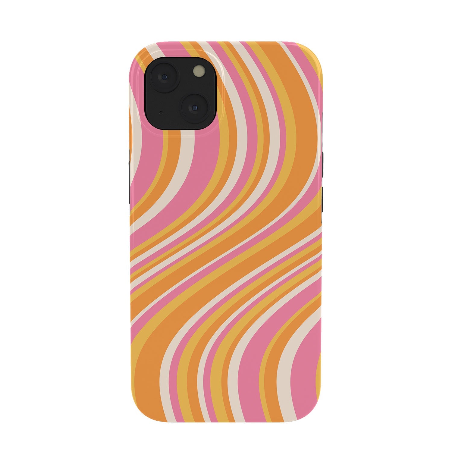 Colour Poems Wavy Retro Stripes III Phone Case