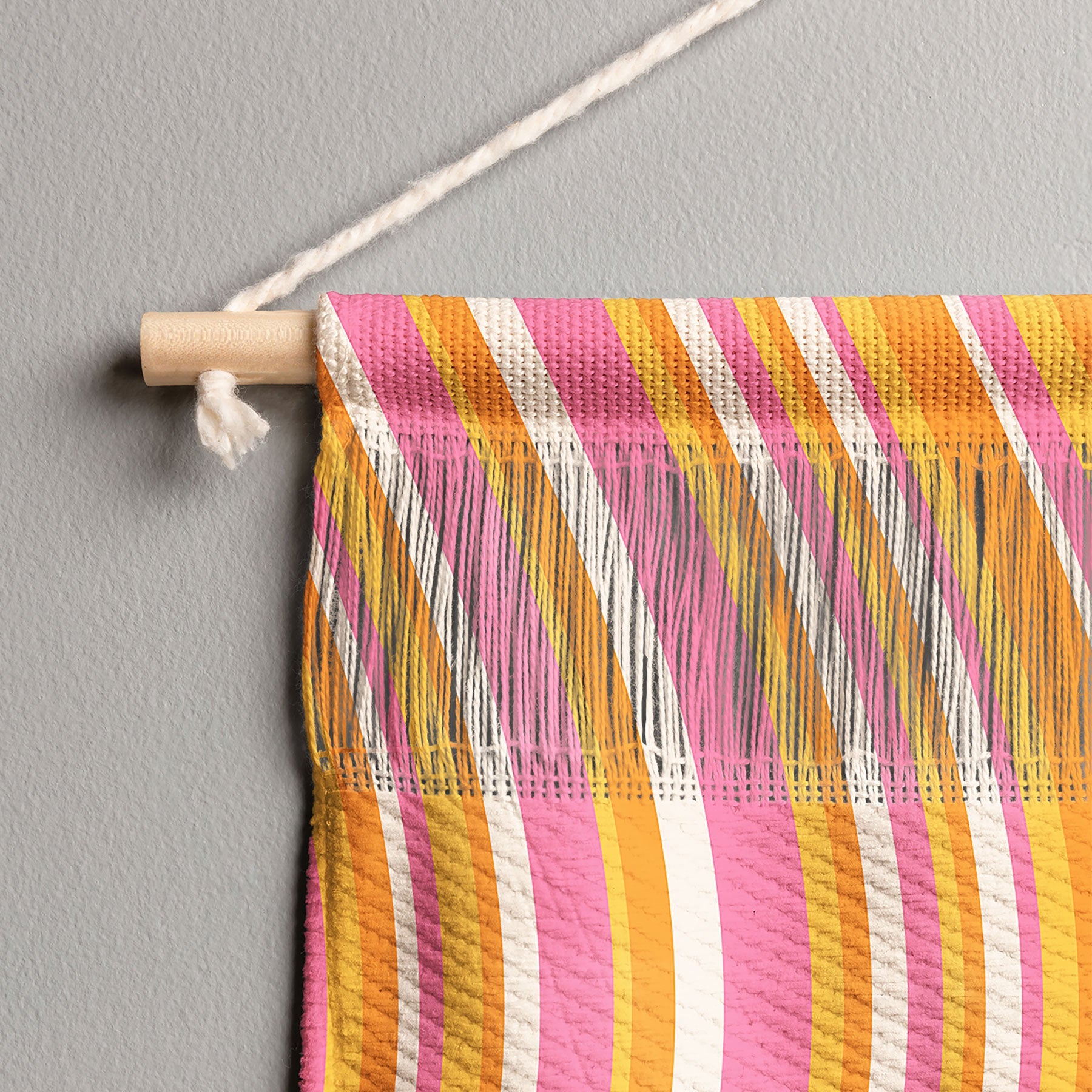 Colour Poems Wavy Retro Stripes III Wall Hanging Portrait
