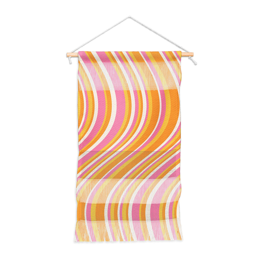 Colour Poems Wavy Retro Stripes III Wall Hanging Portrait