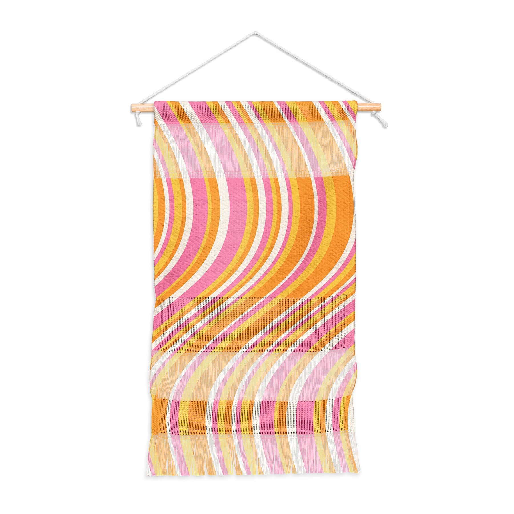 Colour Poems Wavy Retro Stripes III Wall Hanging Portrait