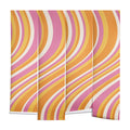 Colour Poems Wavy Retro Stripes III Wall Mural