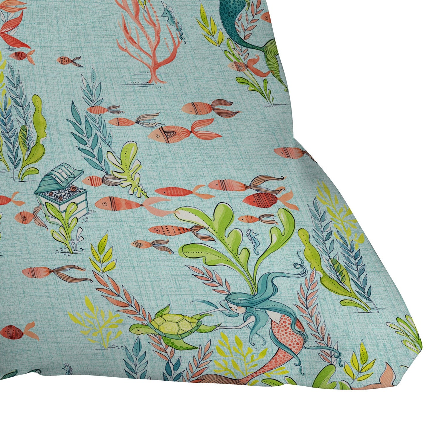 Cori Dantini The Mermaids Tale Throw Pillow
