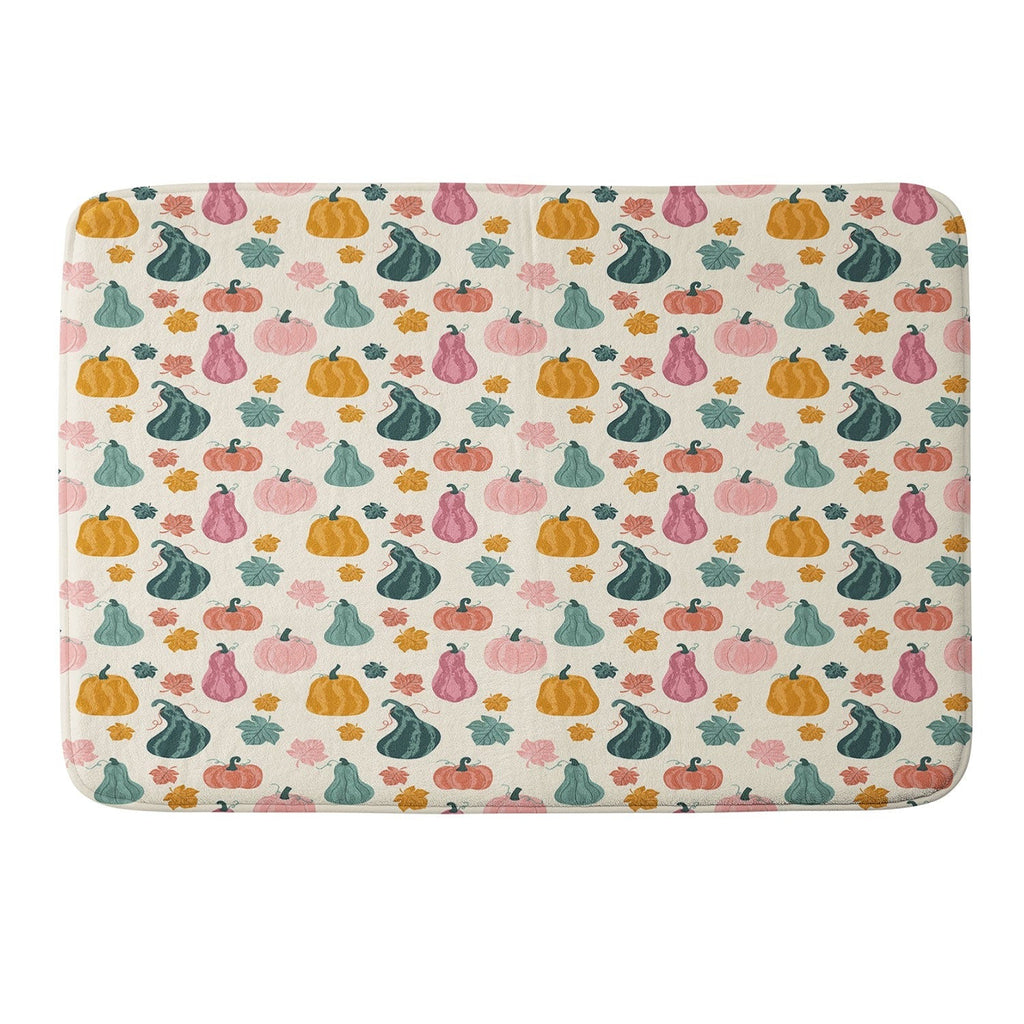 Design by Spark Gourdgeous Autumn Memory Foam Bath Mat