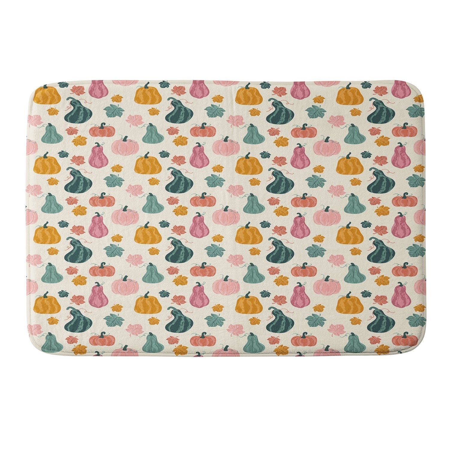 Design by Spark Gourdgeous Autumn Memory Foam Bath Mat