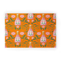 Design by Spark Rose Bubbly And Florals Welcome Mat