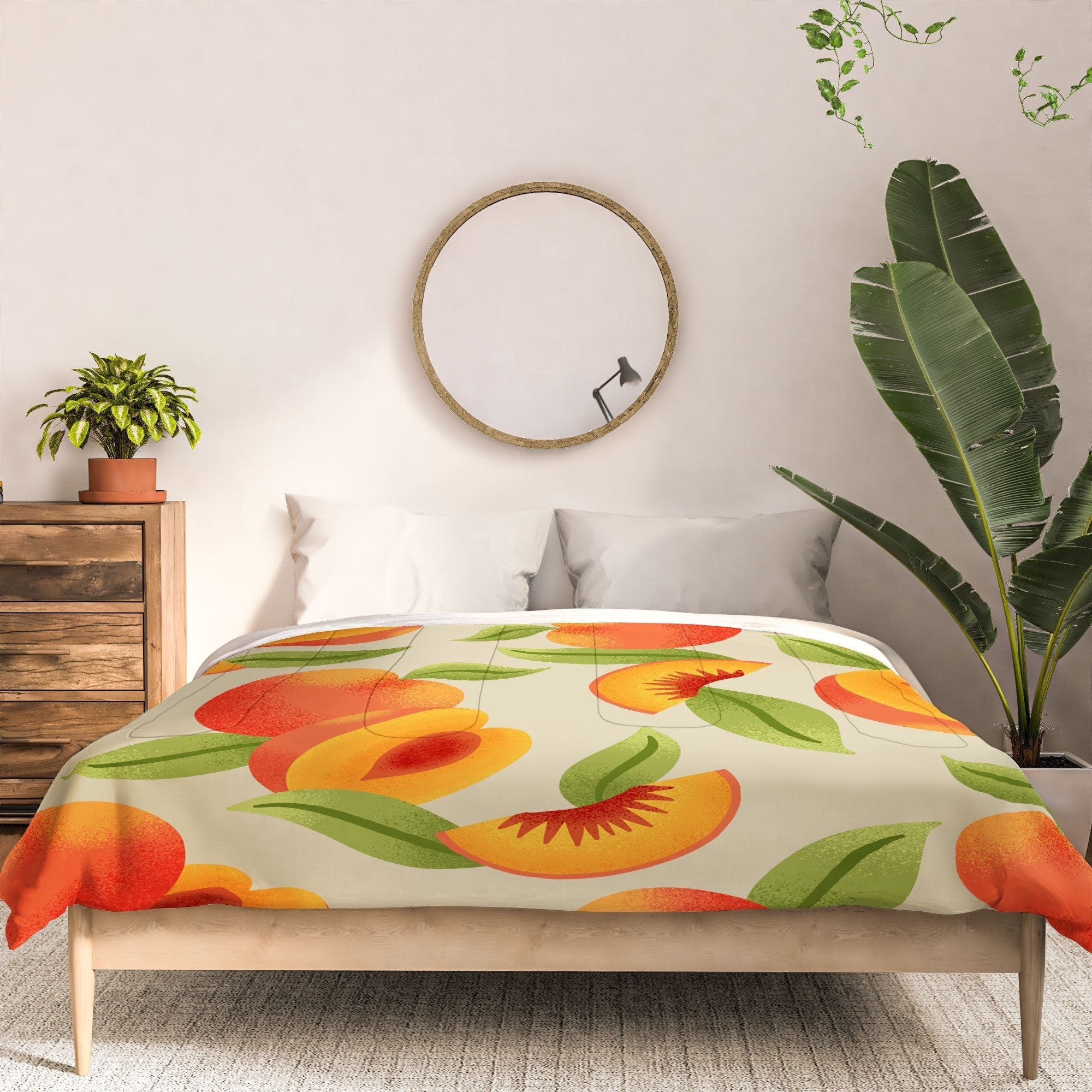 Jessica Molina Peach Pattern Comforter