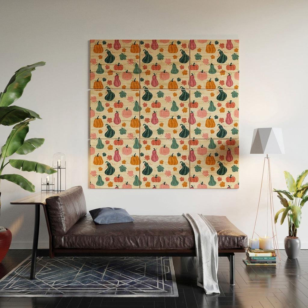 Design by Spark Gourdgeous Autumn Wood Wall Mural