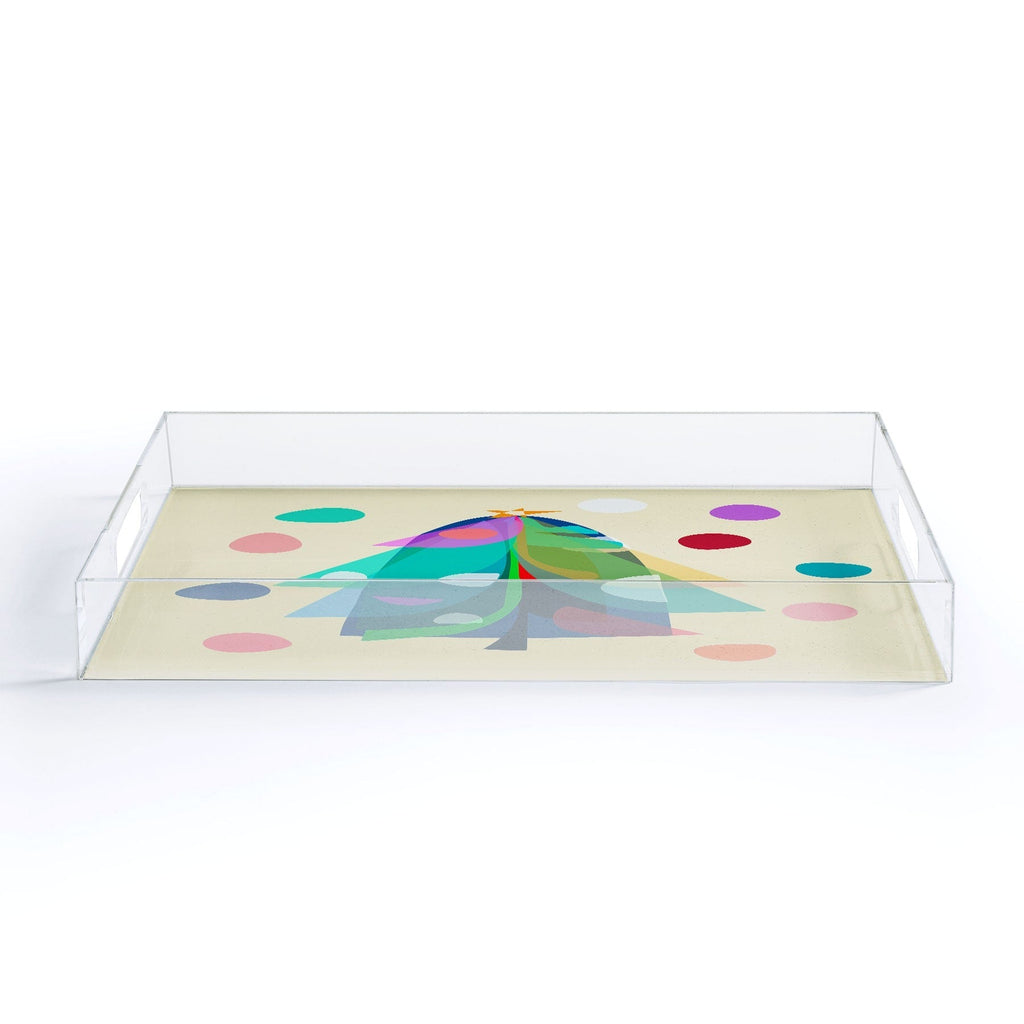 Mirimo Decorated Tree Acrylic Tray