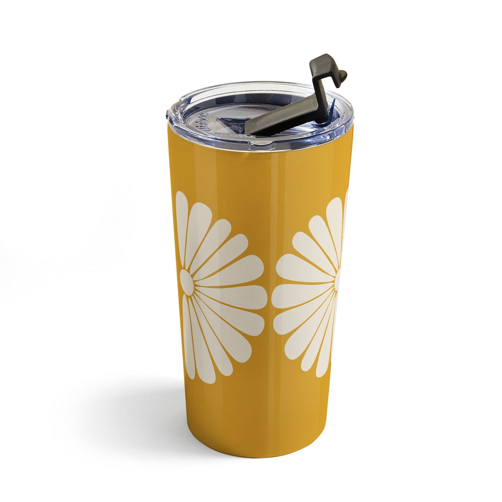 Colour Poems Retro Daisy XIX Travel Mug