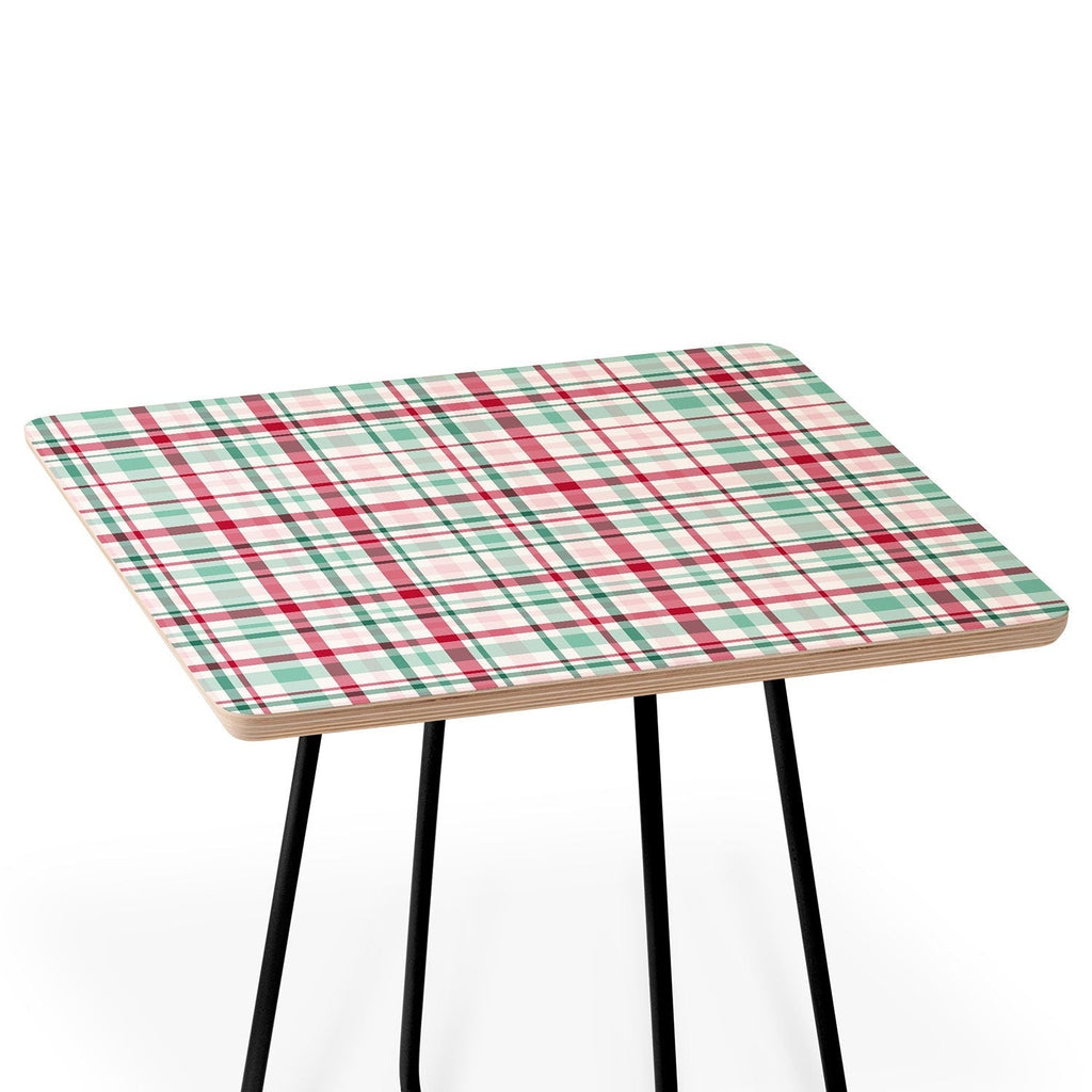 Lisa Argyropoulos Merry Vintage Plaid Side Table