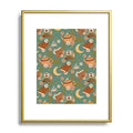 Avenie Moonlit Reading Nook I Metal Framed Art Print