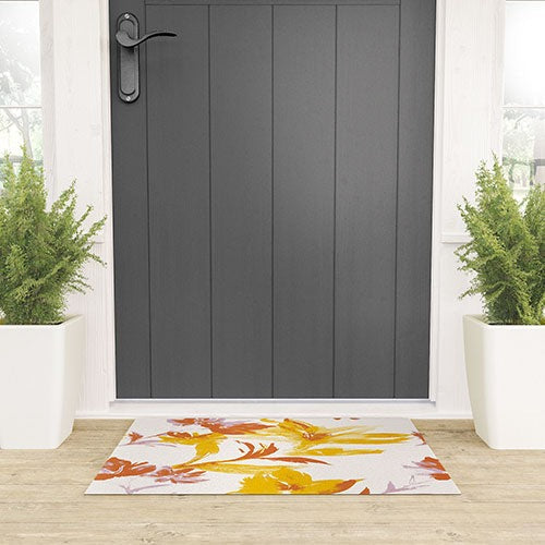 Gabriela Fuente Emma Floral Classic Welcome Mat