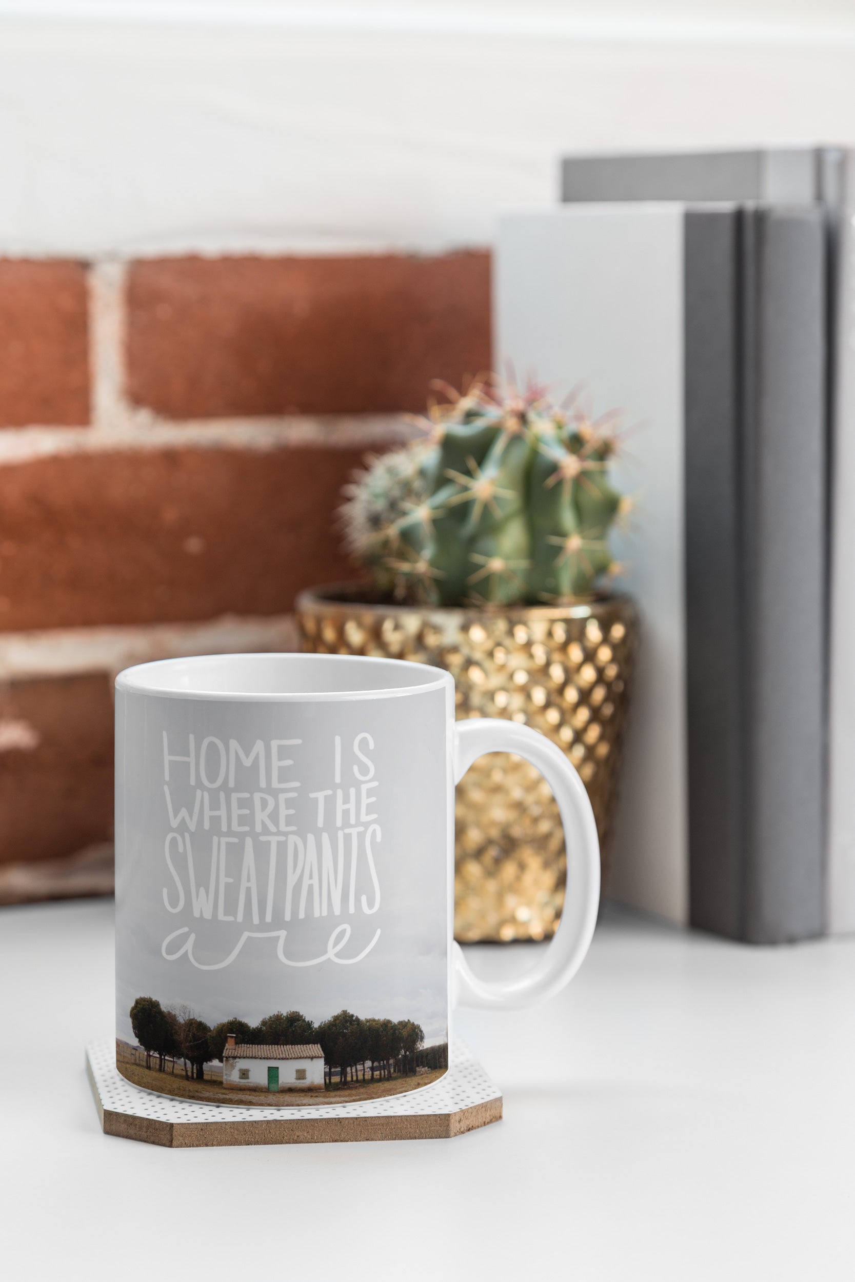 Craft Boner Home is where the sweatpants are Coffee Mug