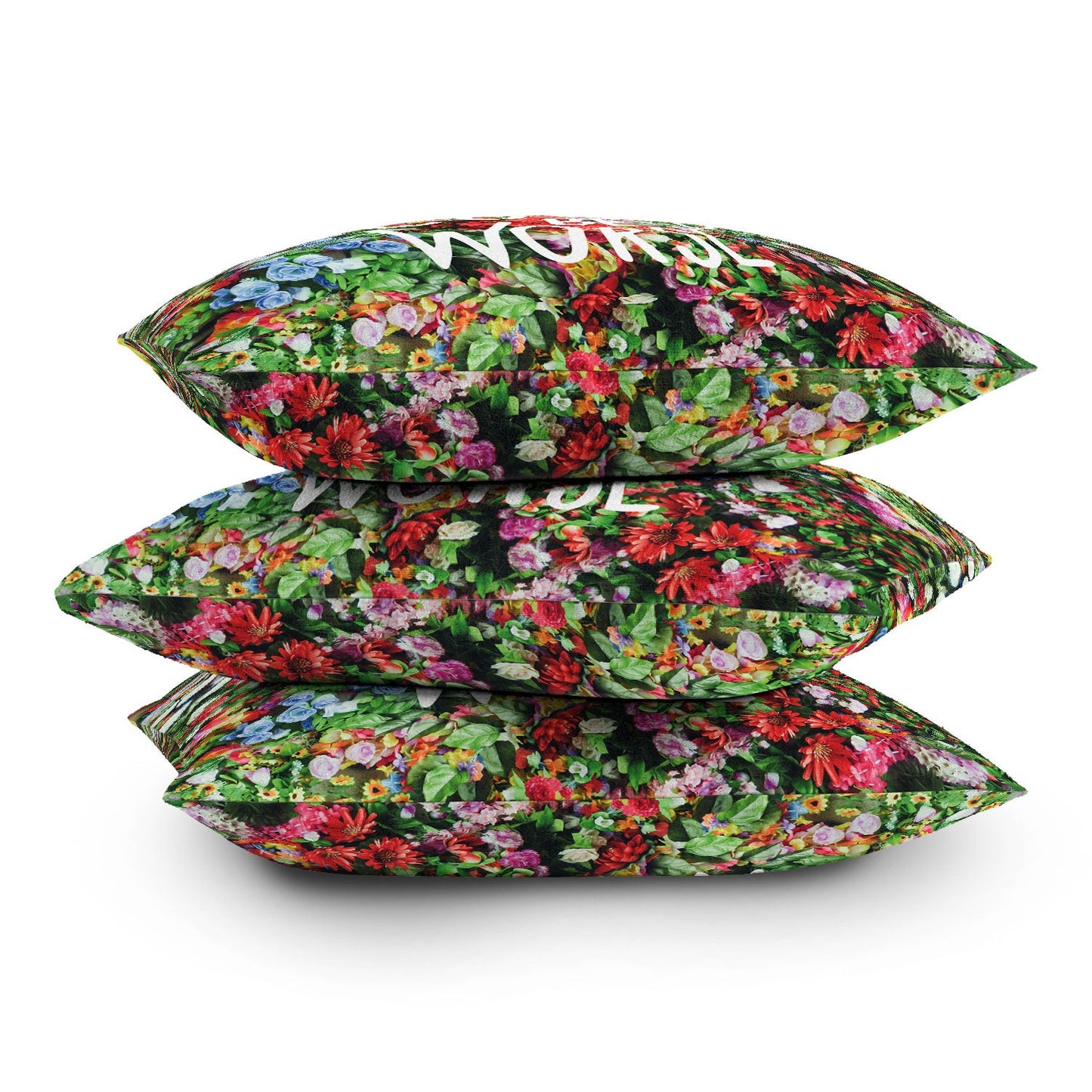 Craft Boner Shit could be worse floral typography Outdoor Throw Pillow