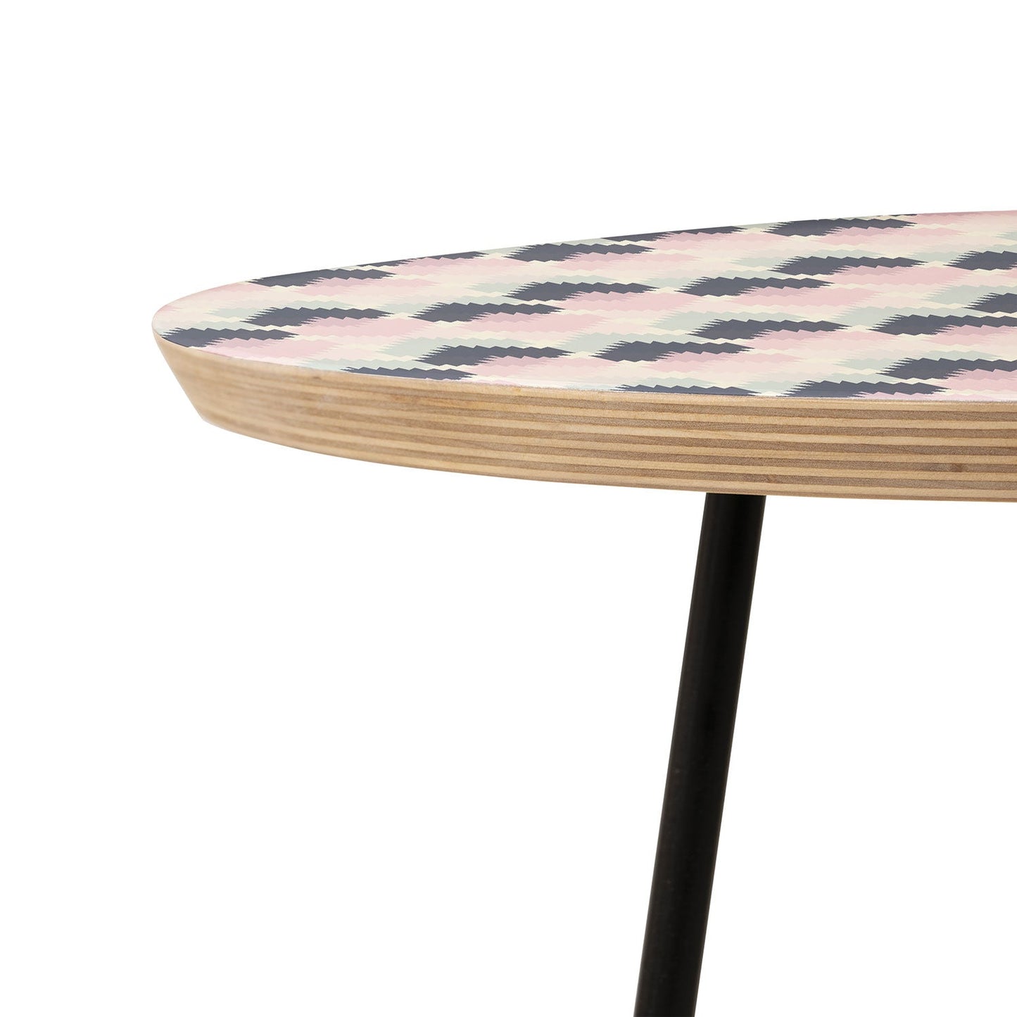 CraftBelly Spring Kilim Round Side Table