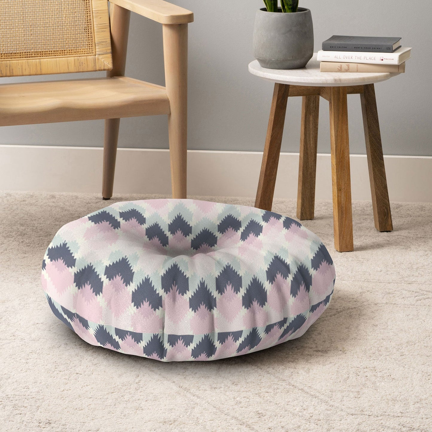 CraftBelly Spring Kilim Floor Pillow Round