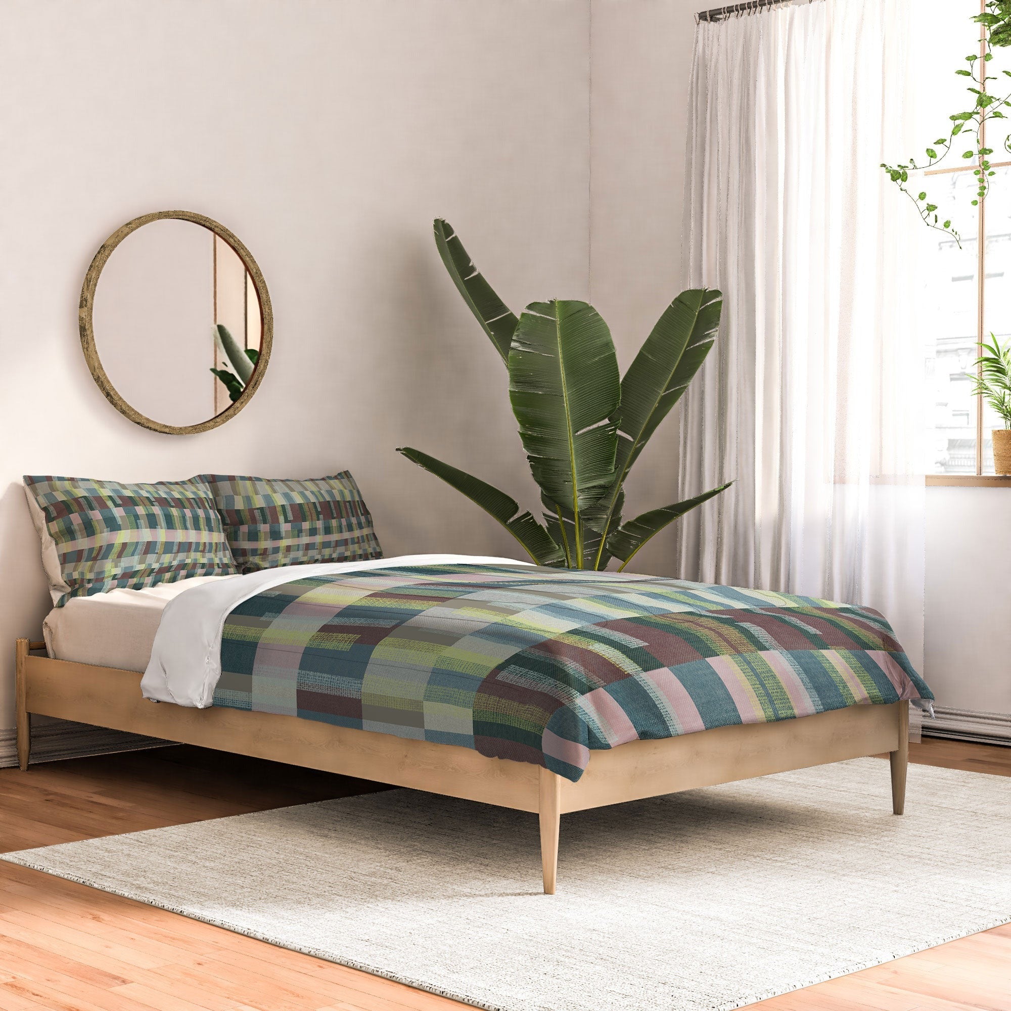 Marta Barragan Camarasa Dynamic Linear Blocks Comforter